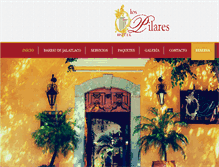 Tablet Screenshot of lospilareshotel.com